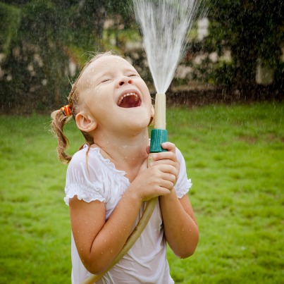 child sprinkler- joy